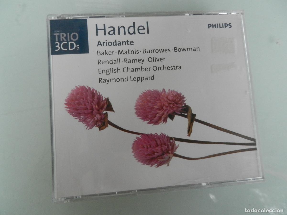 CDs de m&uacute;sica: HANDEL -ARIODANTE - RAYMOND LEPPARD - PHILIPS - TRIO 3CD,S -1979