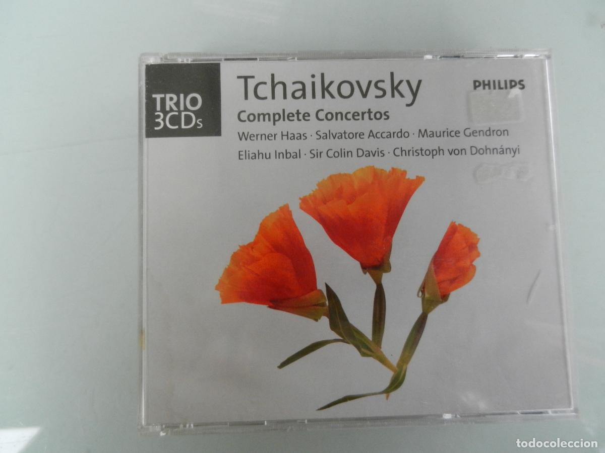 CDs de m&uacute;sica: TCHAIKOVSKY - COMPLETE CONCERTOS - CHRISTOPH VON DOHN&Aacute;NYI - TRIO - 3 CD,S -PHILIPS -2003