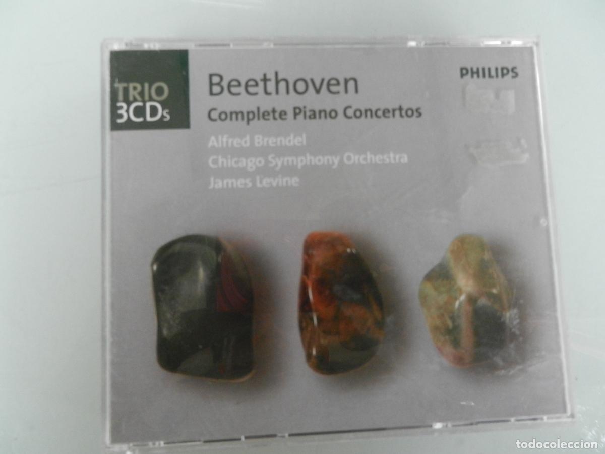 CDs de m&uacute;sica: BEETHOVEN - COMPLETE PIANO CONCERTOS - JAMES LEVINE - PHILIPS- TRIO - 3CD,S 1977