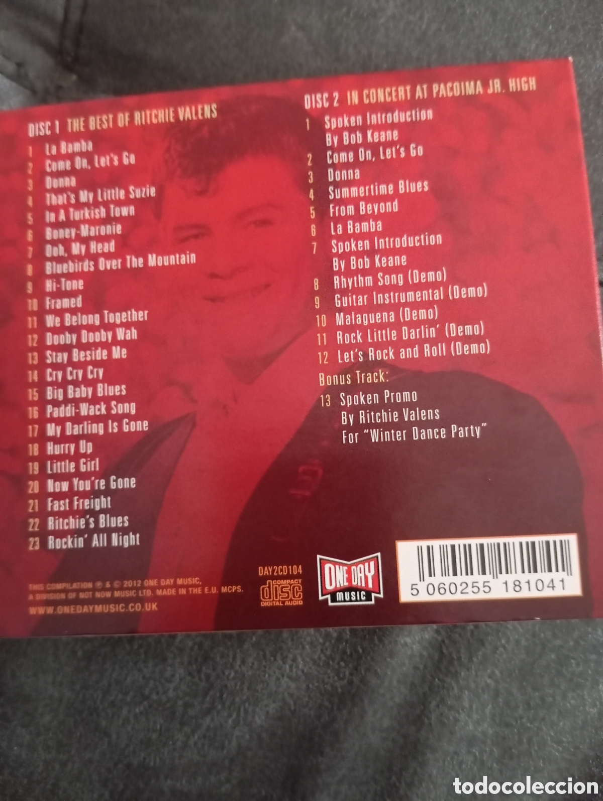 CDs de m&uacute;sica: RITCHIE VALENS.LA BAMBA.2 Cds - Foto 3