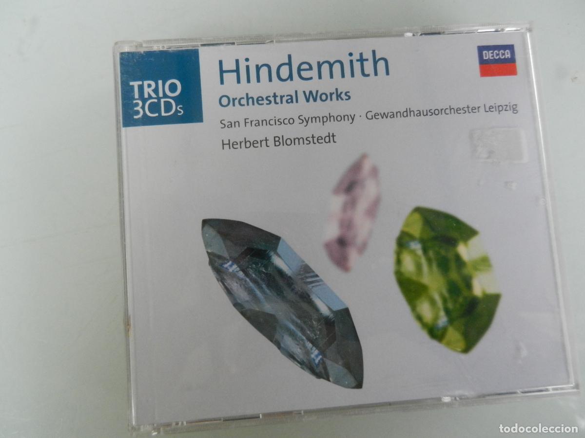 CDs de m&uacute;sica: HINDEMITH - ORCHESTRAL WORKS - HERBERT BLOMSTEDT - TRIO-3CD,S - DECCA -1996