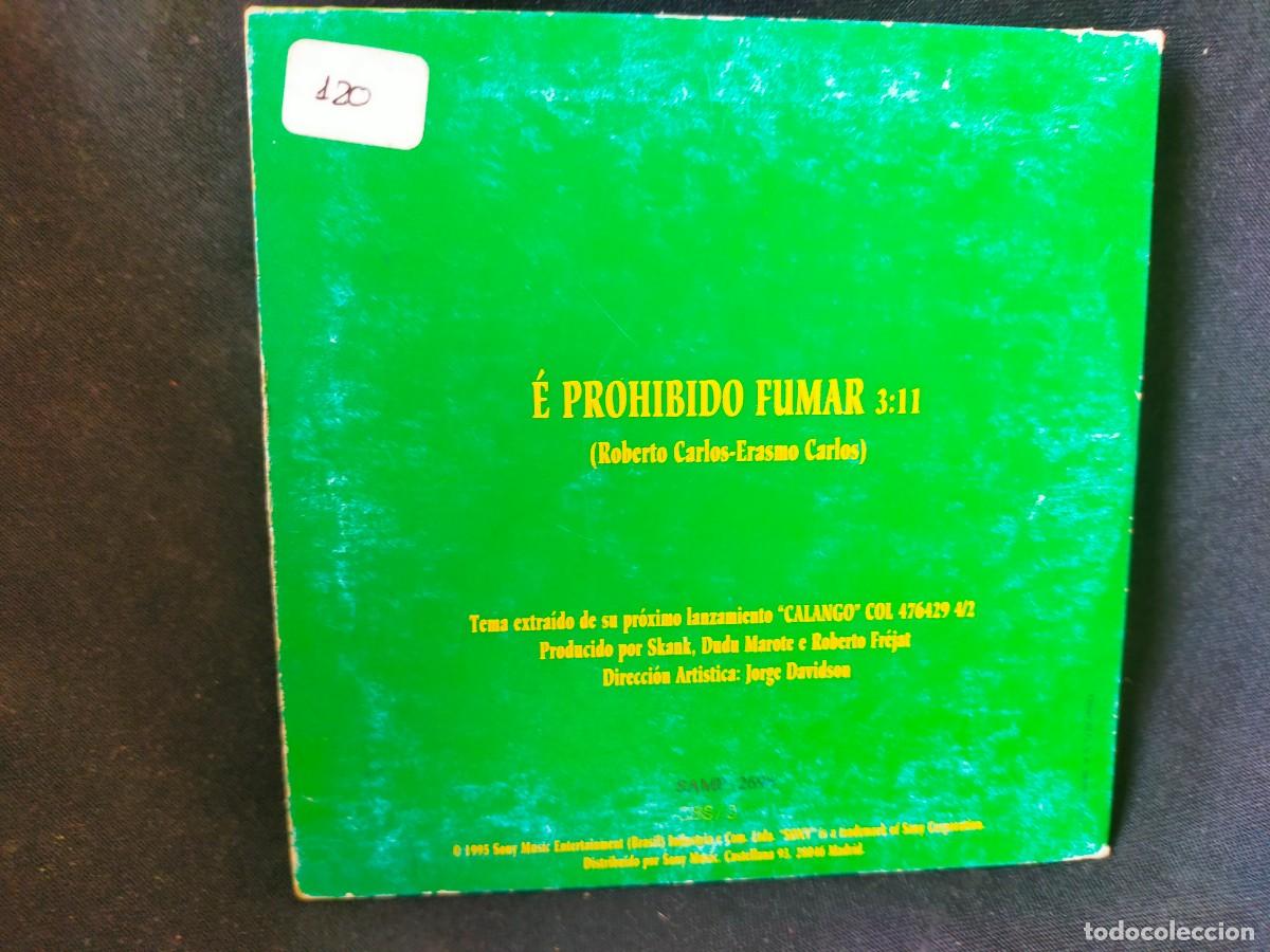 CDs de m&uacute;sica: SKANK. &Eacute; PROHIBIDO FUMAR. CD SINGLE PROMOCIONAL. TEMA EXTRAIDO DE CALANGO. 1995 - Foto 3