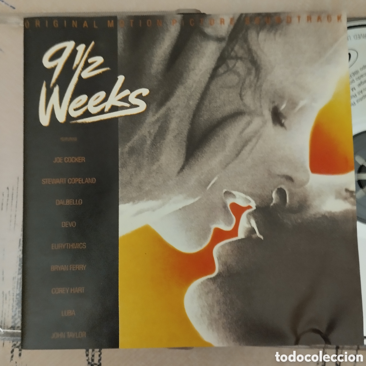 CDs de m&uacute;sica: CD BSO de la pelicula, 9 Semanas y media.