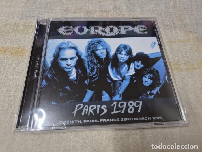 CDs de m&uacute;sica: 2 CD's - EUROPE - Live Paris 1989
