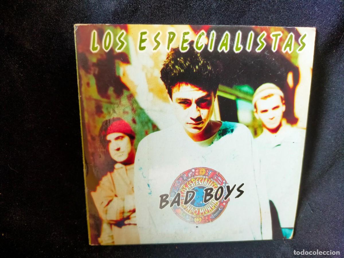 CDs de m&uacute;sica: LOS ESPECIALISTAS. BAD BOYS. CD SINGLE. PROMOCIONAL. PROHIBIDA SU VENTA. POLYGRAM IB&Eacute;RICA. 1995