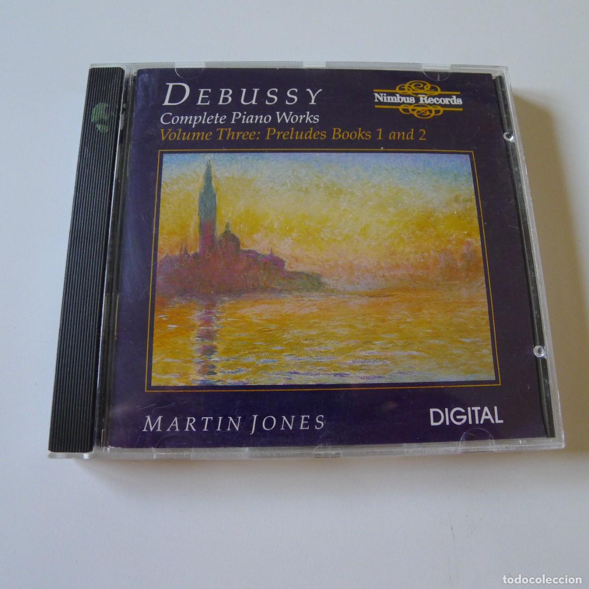 CDs de m&uacute;sica: Debussy - Martin Jones &lrm;&ndash; Complete Piano Music Volume Three: Preludes Books 1 & 2 CD