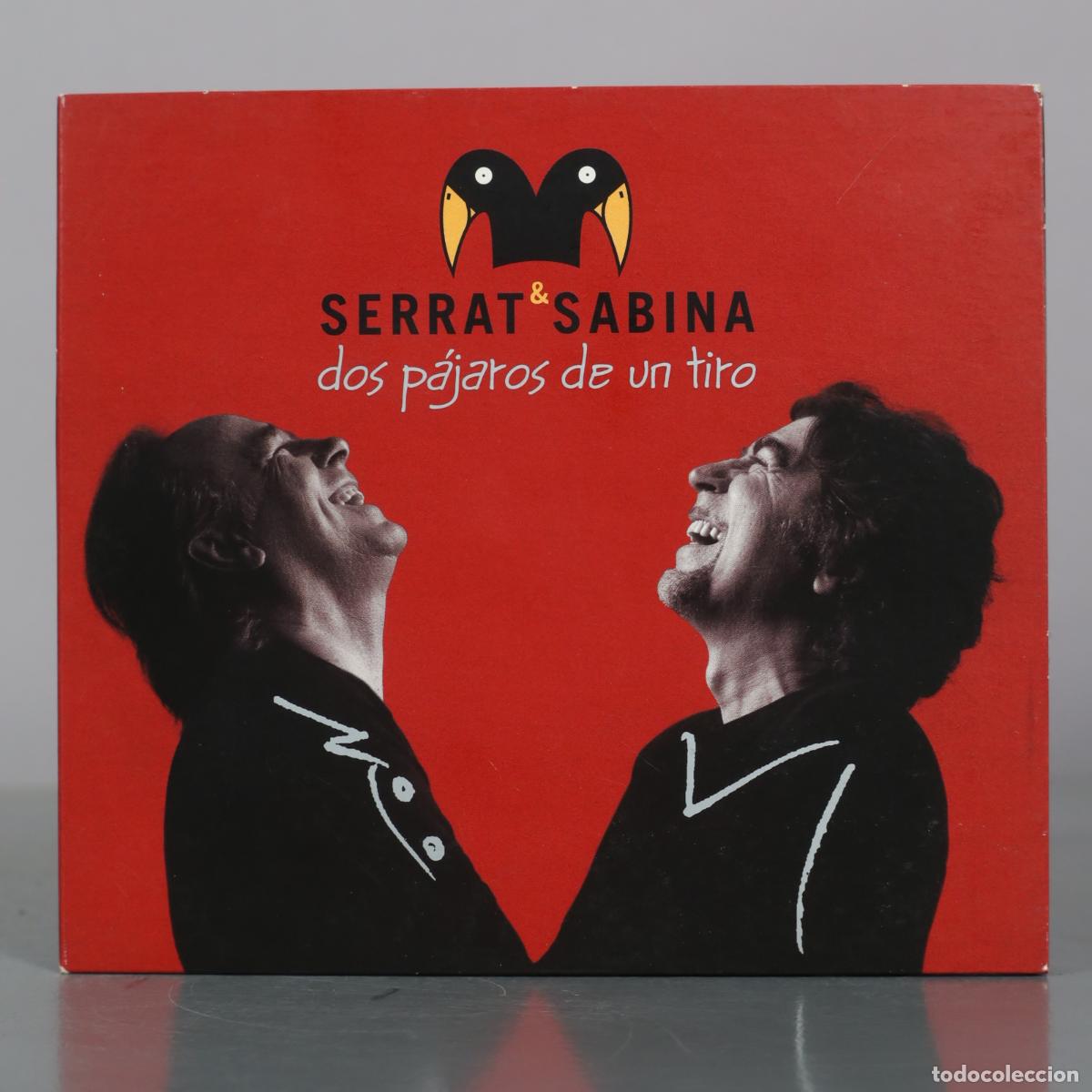 CDs de m&uacute;sica: CD. Dos p&aacute;jaros de un tiro - Serrat & Sabina - Ariola