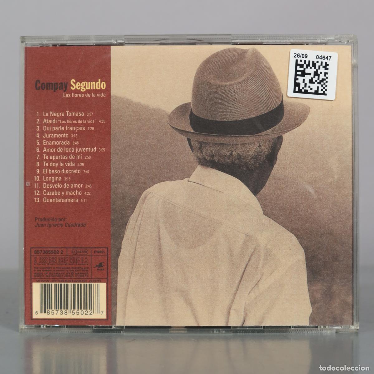 CDs de m&uacute;sica: CD. Las flores de la vida - Compay Segundo - Foto 2