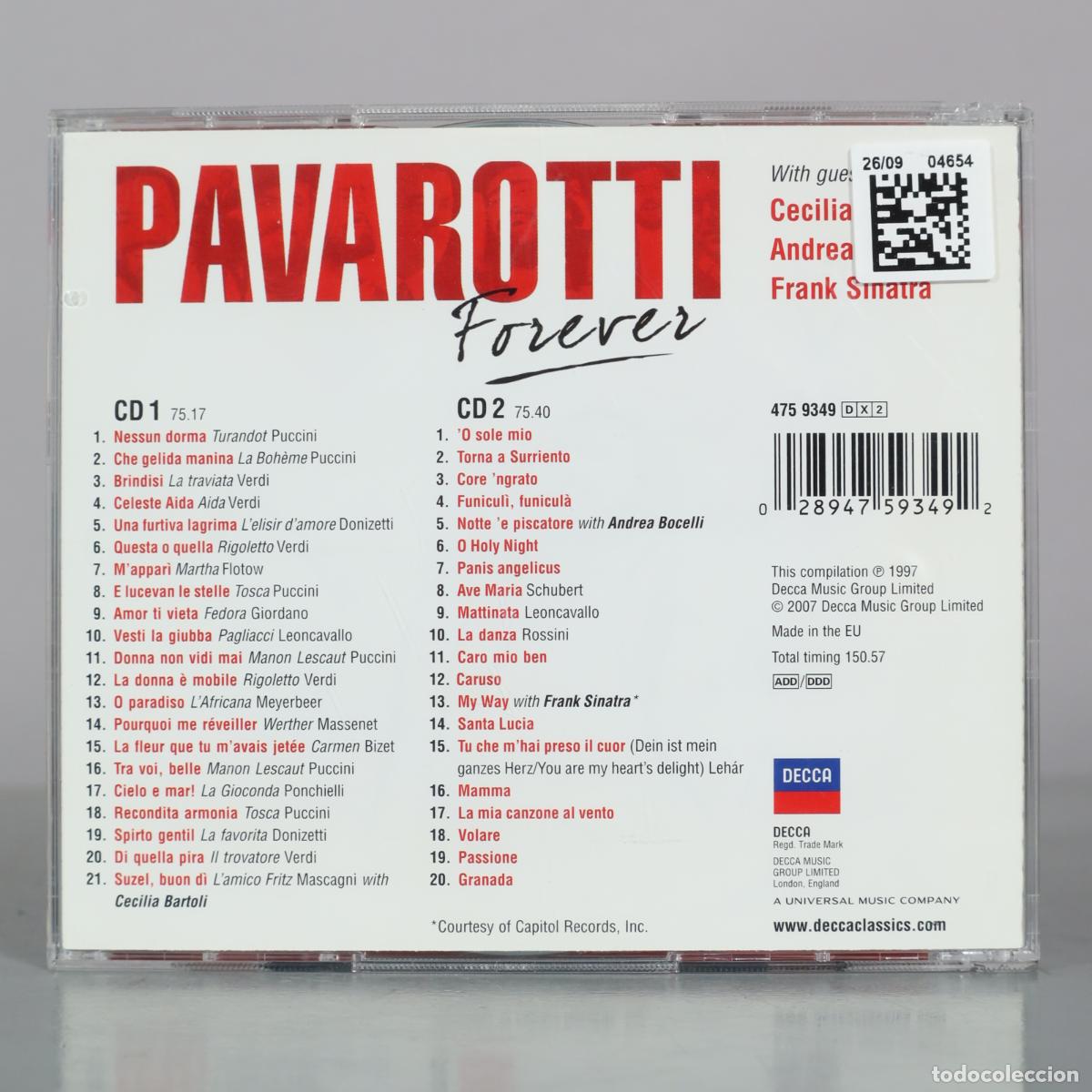 CDs de m&uacute;sica: CD. Pavarotti - Forever - Decca - Foto 2