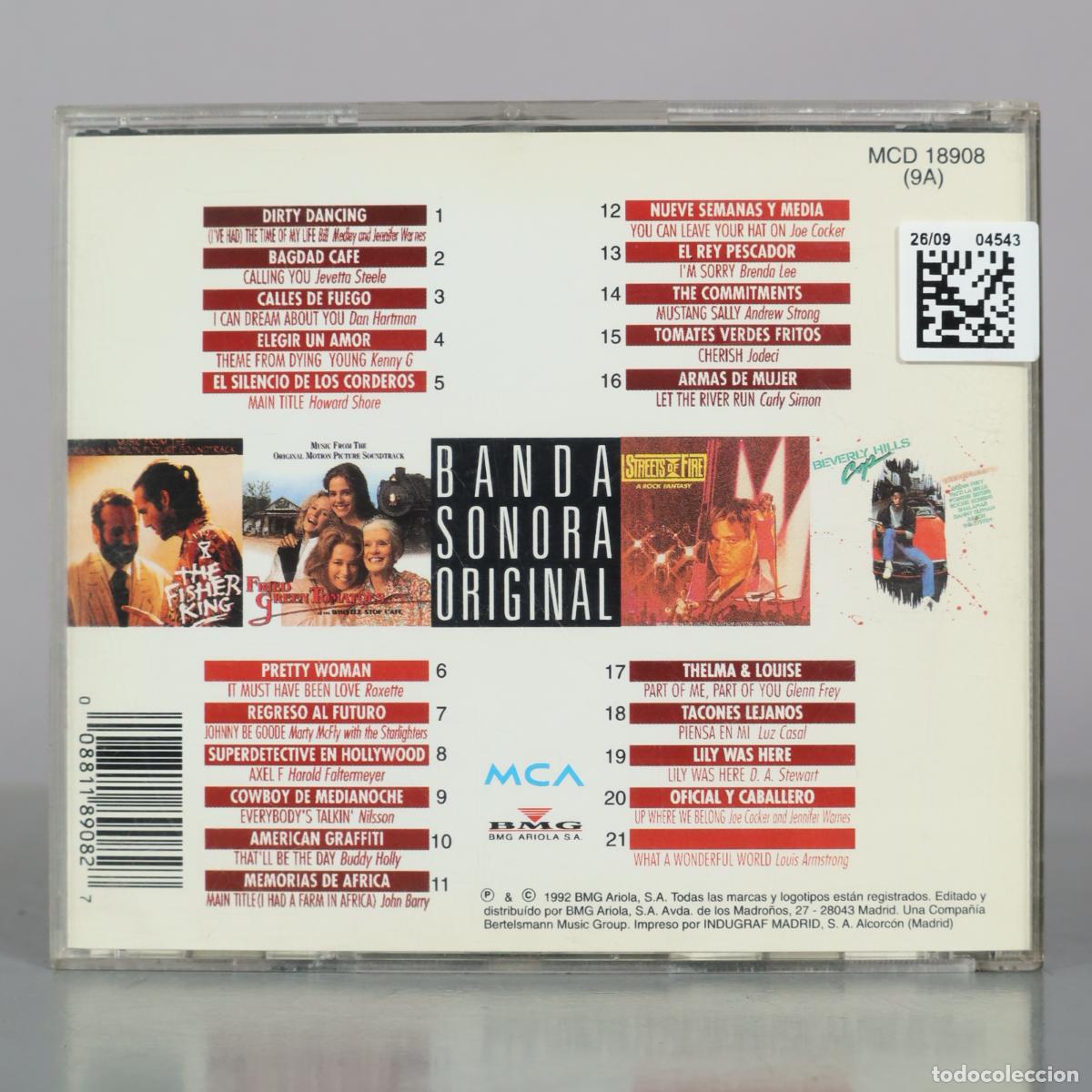 CDs de m&uacute;sica: CD. Banda Sonora Original - 21 Exitos de Cine en Version Original - BMG Ariola - Foto 2