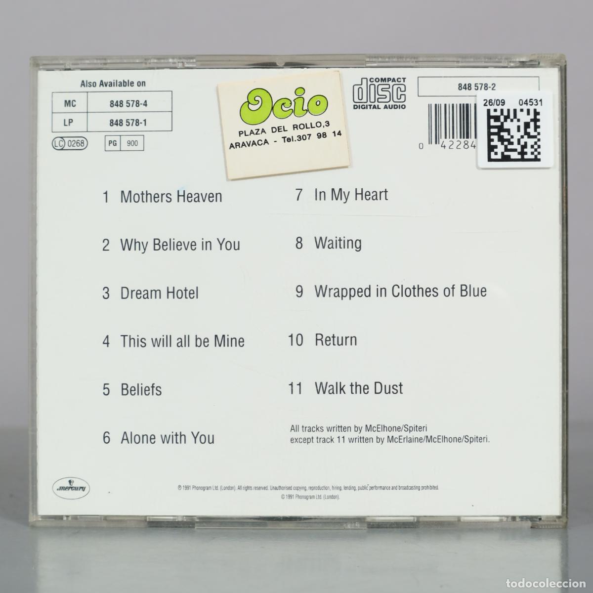 CDs de m&uacute;sica: CD. Mothers Heaven - Texas - Foto 2