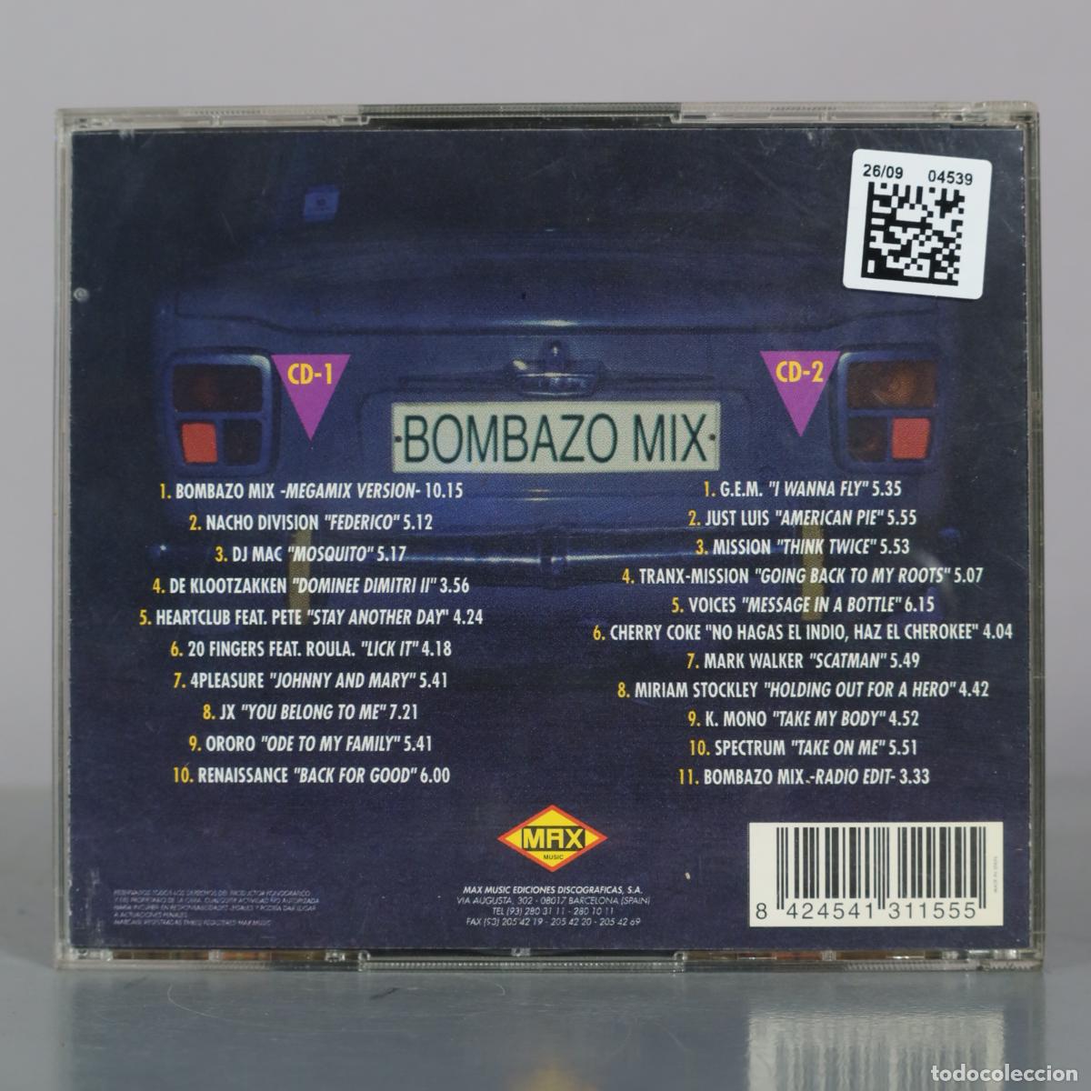 CDs de m&uacute;sica: CD. Bombazo Mix - Max Music - Foto 2