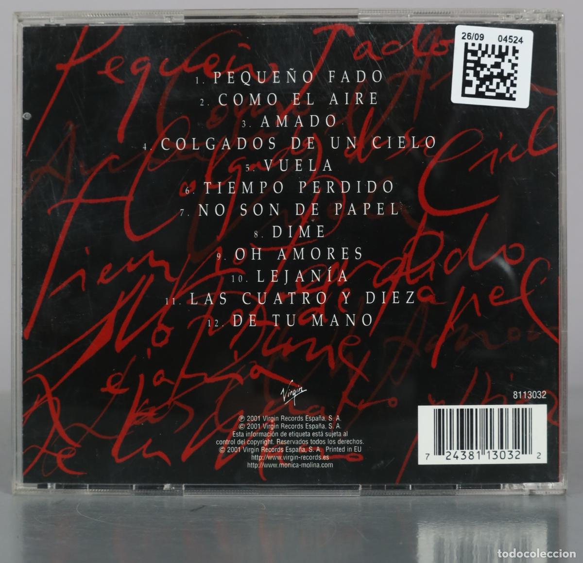 CDs de m&uacute;sica: CD. Vuela - M&oacute;nica Molina - Foto 2