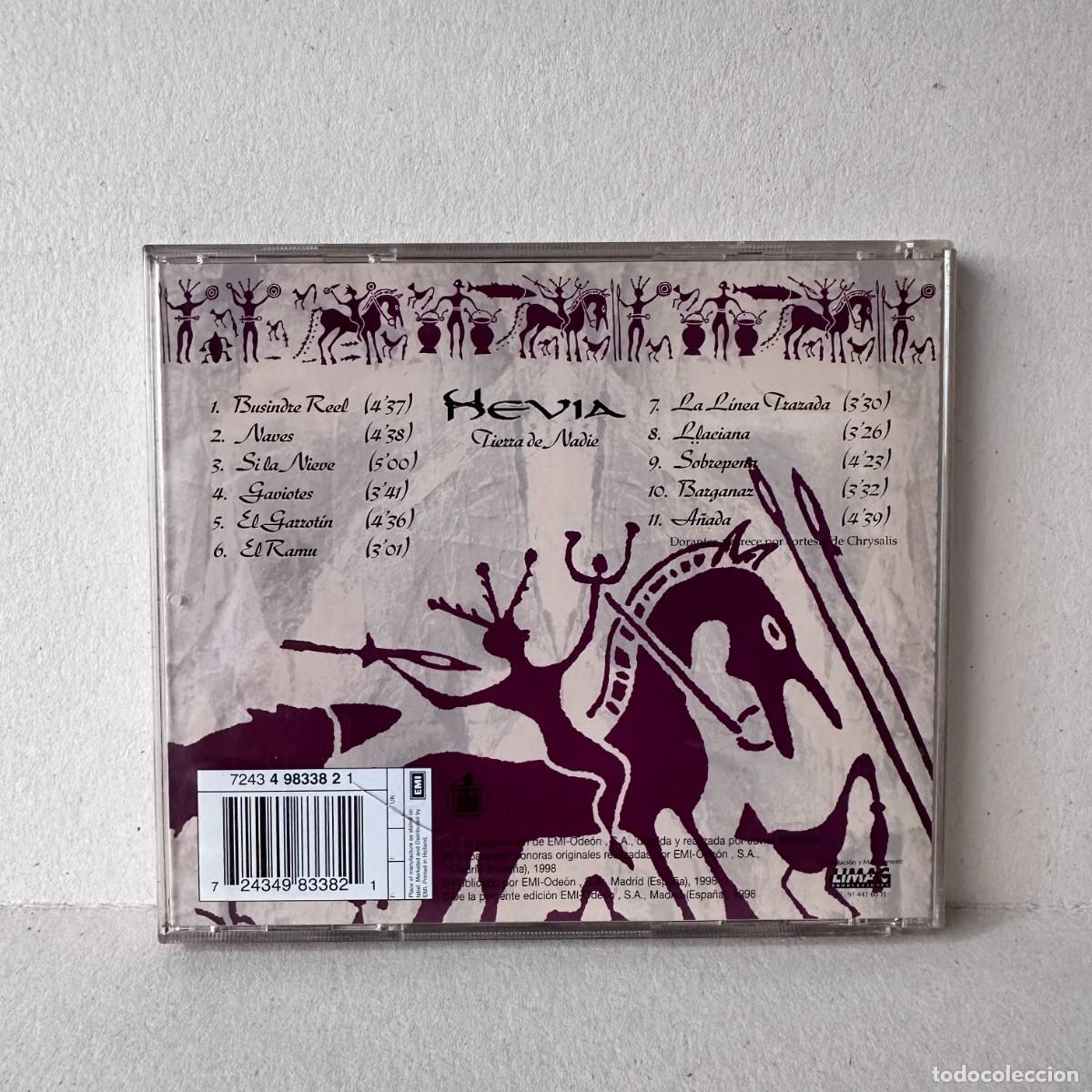 CDs de m&uacute;sica: Hevia - Tierra De Nadie (CD) - Foto 2