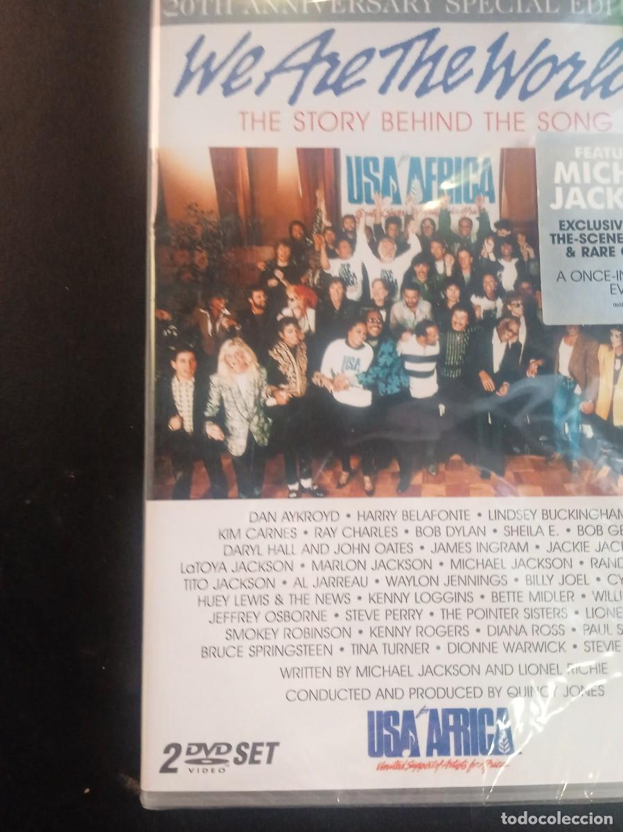 CDs de m&uacute;sica: WE&acute;RE THE WORLD- THE STORY BEHIND THE SONG. DOBLE DVD. PRECINTADO. MICHAEL JACKSON