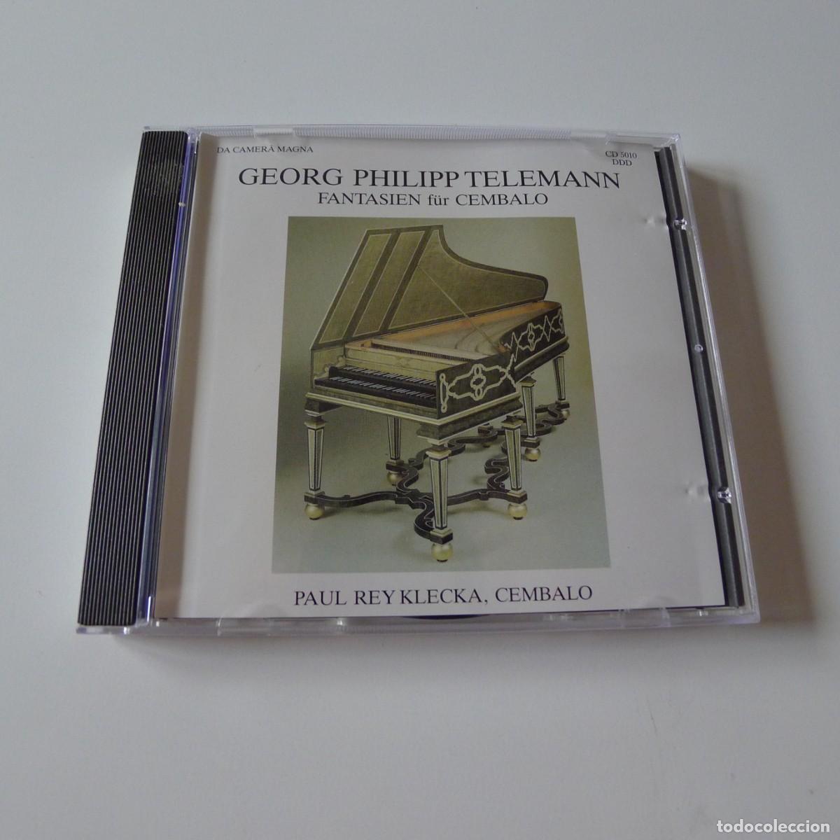 CDs de m&uacute;sica: Georg Philipp Telemann / Paul Rey Klecka &ndash; Fantasien F&uuml;r Cembalo CD