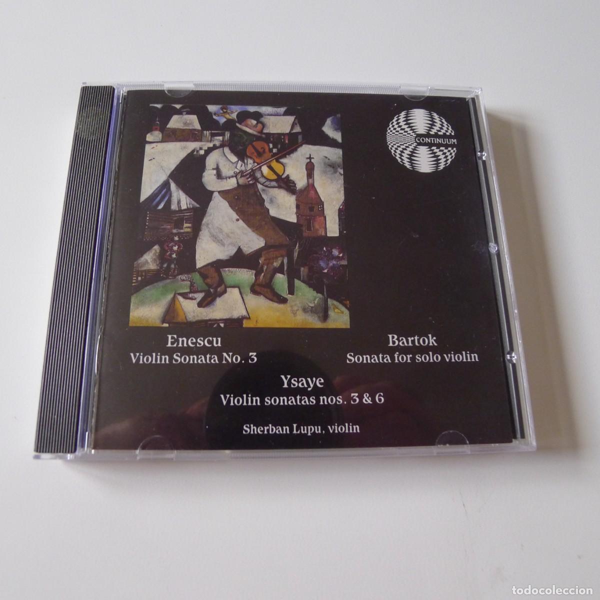CDs de m&uacute;sica: Enescu / Bartok - Sherban Lupu, Claude Cymerman &ndash; Sonata No. 3 / Sonata For Solo Violin CD