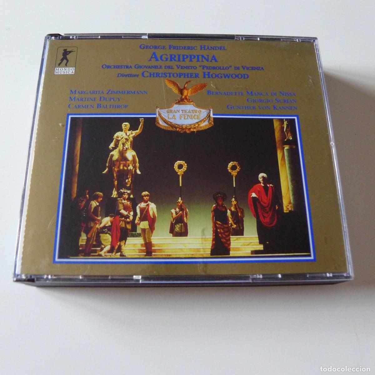 CDs de m&uacute;sica: Georg Friedrich H&auml;ndel, Christopher Hogwood &ndash; Agrippina 3CD BOX SET