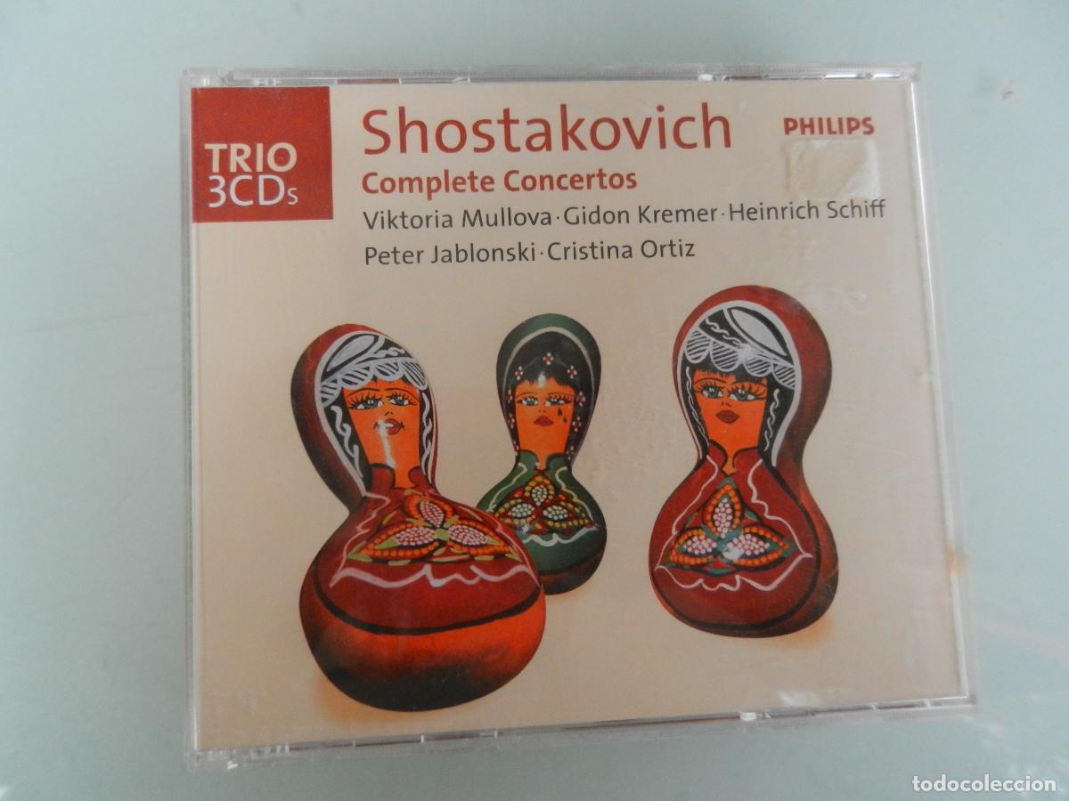 CDs de m&uacute;sica: SHOSTAKOVICH -COMPLETE CONCERTOS - SEIJI OZAWA - VLADIMIR ASHKENAZY - TRIO -3 CD,S - PHILIPS -
