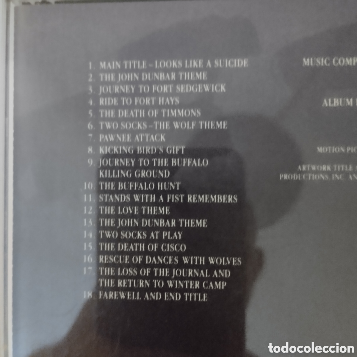 CDs de m&uacute;sica: CD BSO Bailando Con lobos - John Barry. - Foto 3