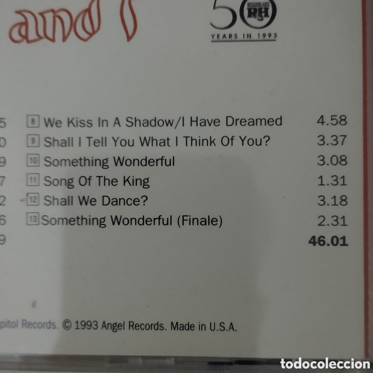 CDs de m&uacute;sica: CD BSO El rey y yo - Musical 1956. - Foto 3