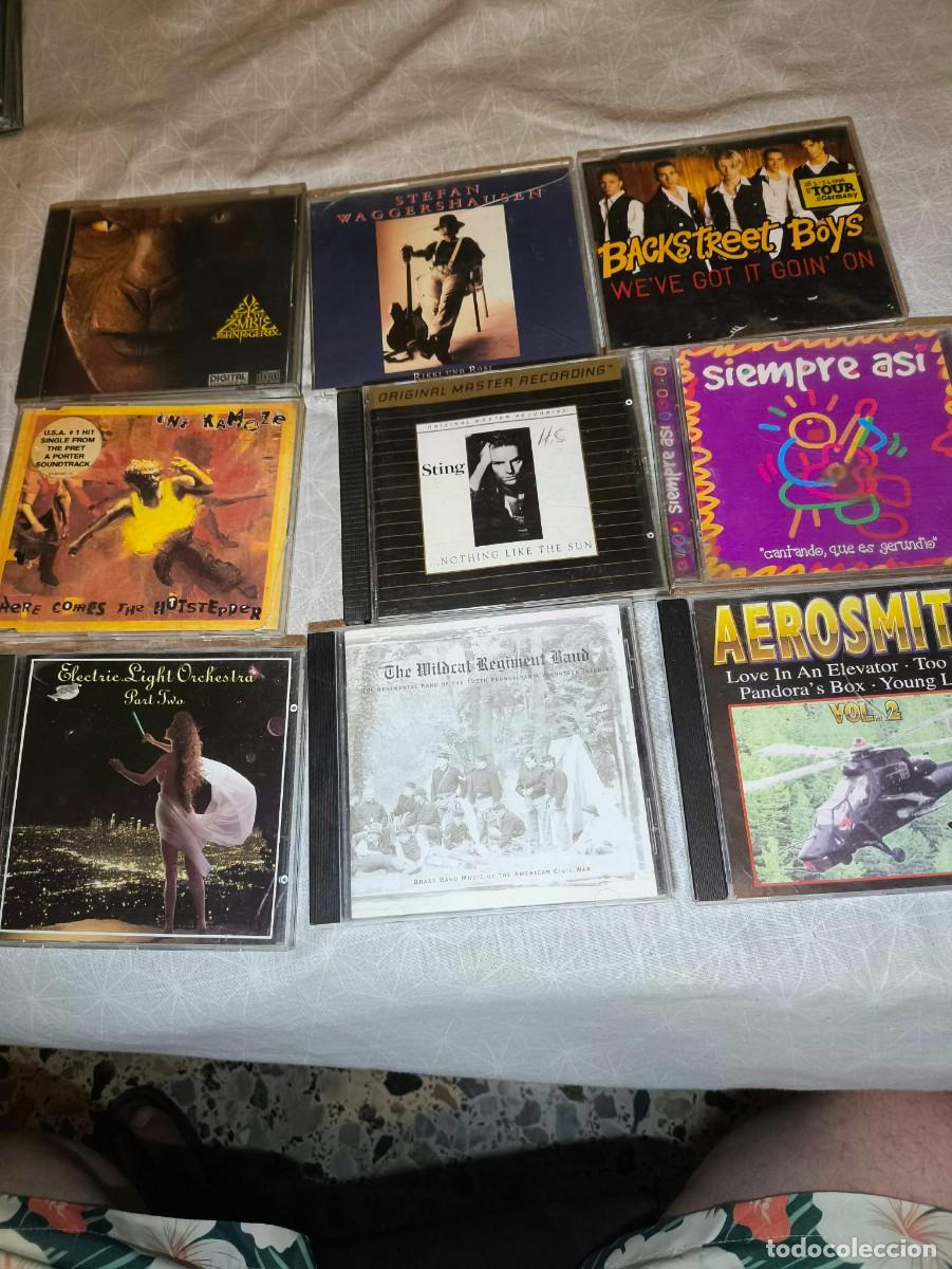CDs de m&uacute;sica: Lote de 45 CDs de M&uacute;sica Variada Pop Rock 80s 90s Sting Van Halen No Doubt