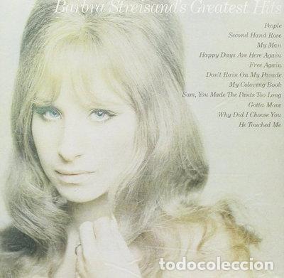 CDs de m&uacute;sica: Barbra Streisand Greatest Hits- 5099706392125