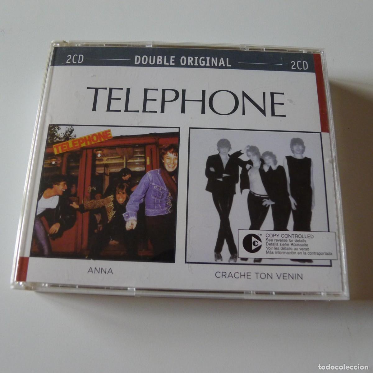 CDs de m&uacute;sica: T&eacute;l&eacute;phone &ndash; Double original ( ANNA / CRACHE TON VENIN ) 2CD BOX SET french band