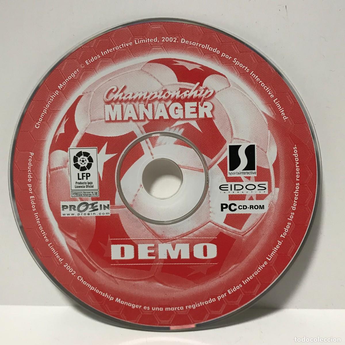 CDs de m&uacute;sica: CD PC-ROM CHAMPIONSHIP MANAGER (SOLO DISCO)