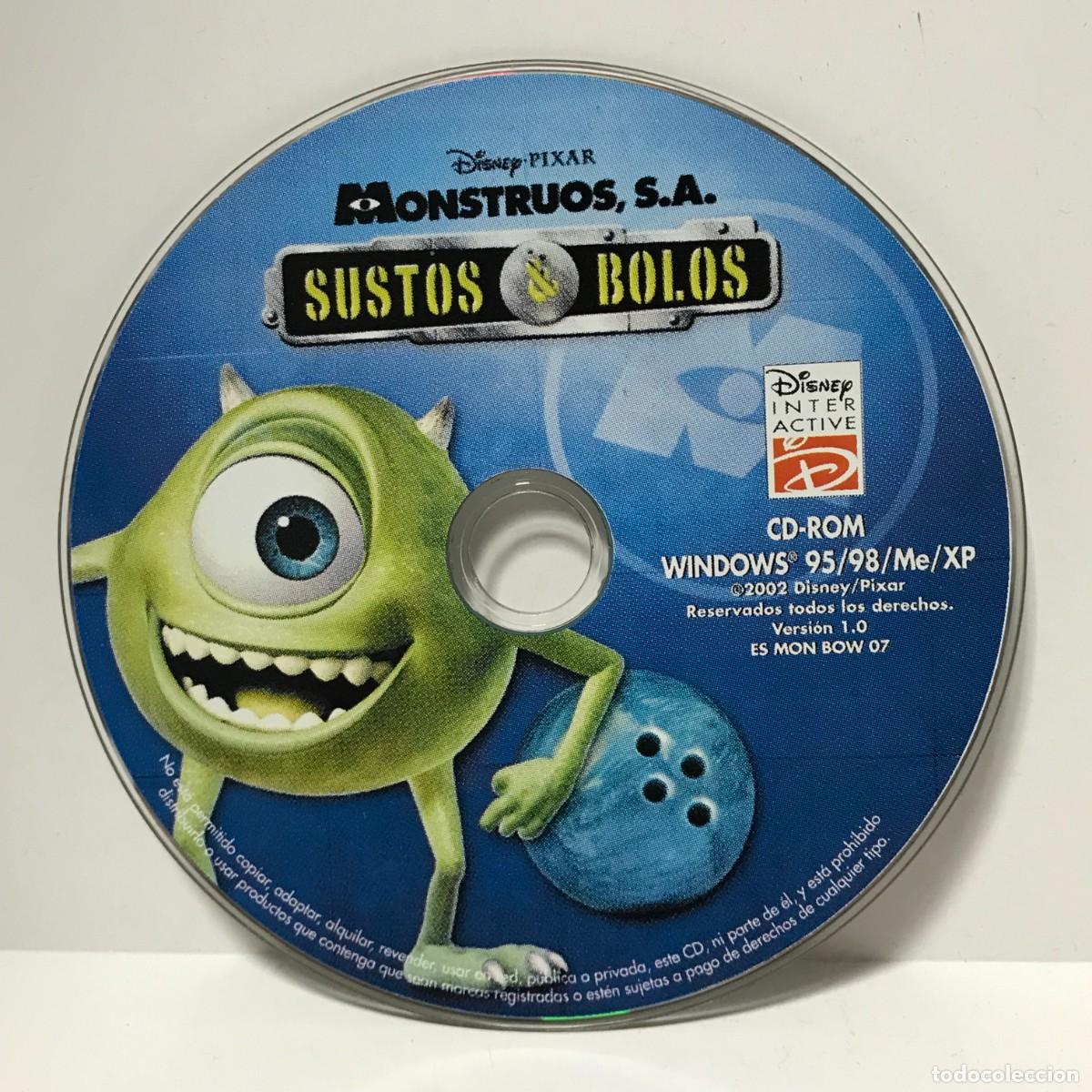 CDs de m&uacute;sica: CD PC-ROM DISNEY PIXAR MONTRUOS S.A. SUSTOS & BOLOS