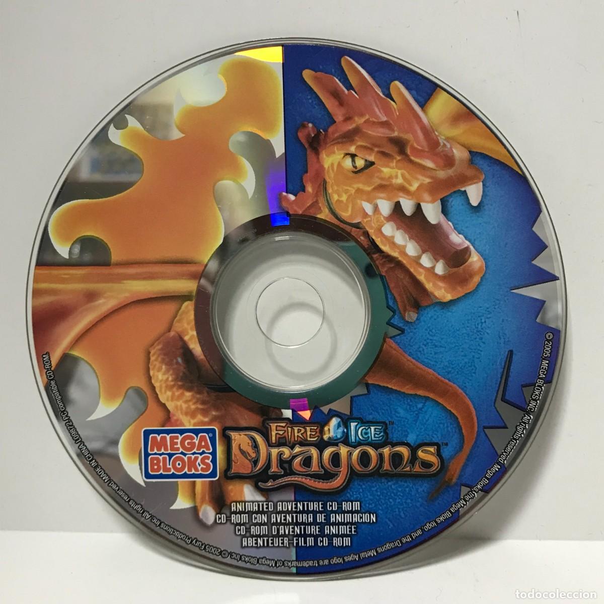 CDs de m&uacute;sica: CD PC-ROM MEGA BLOKS FIRE ICE DRAGONS