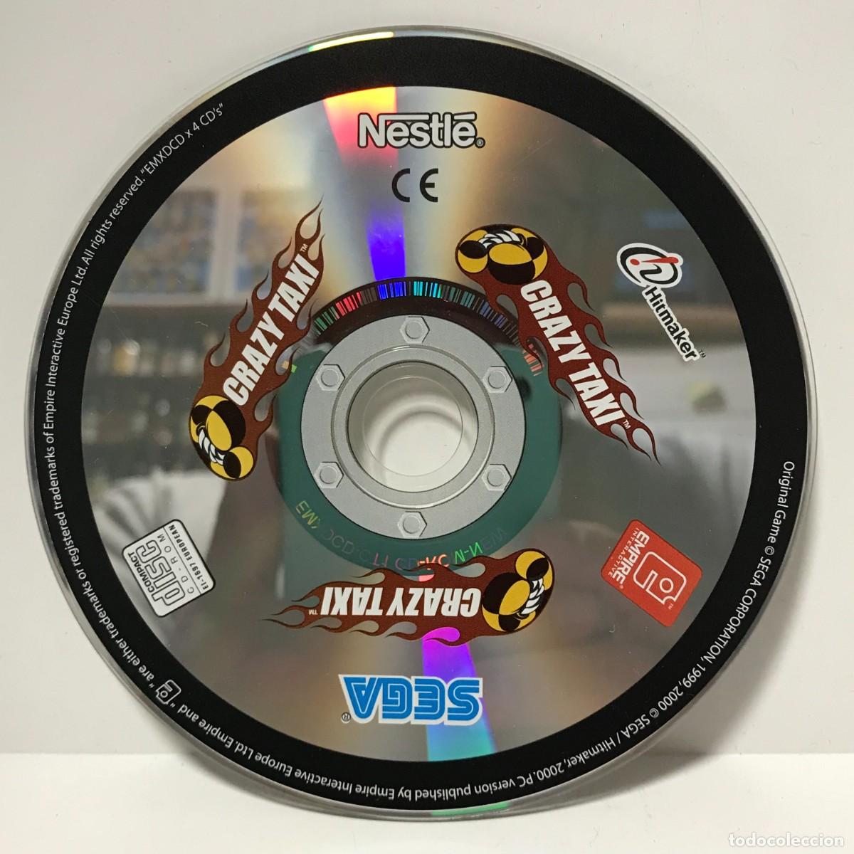 CDs de m&uacute;sica: CD PC-ROM NESTLE SEGA CRAZY TAXI