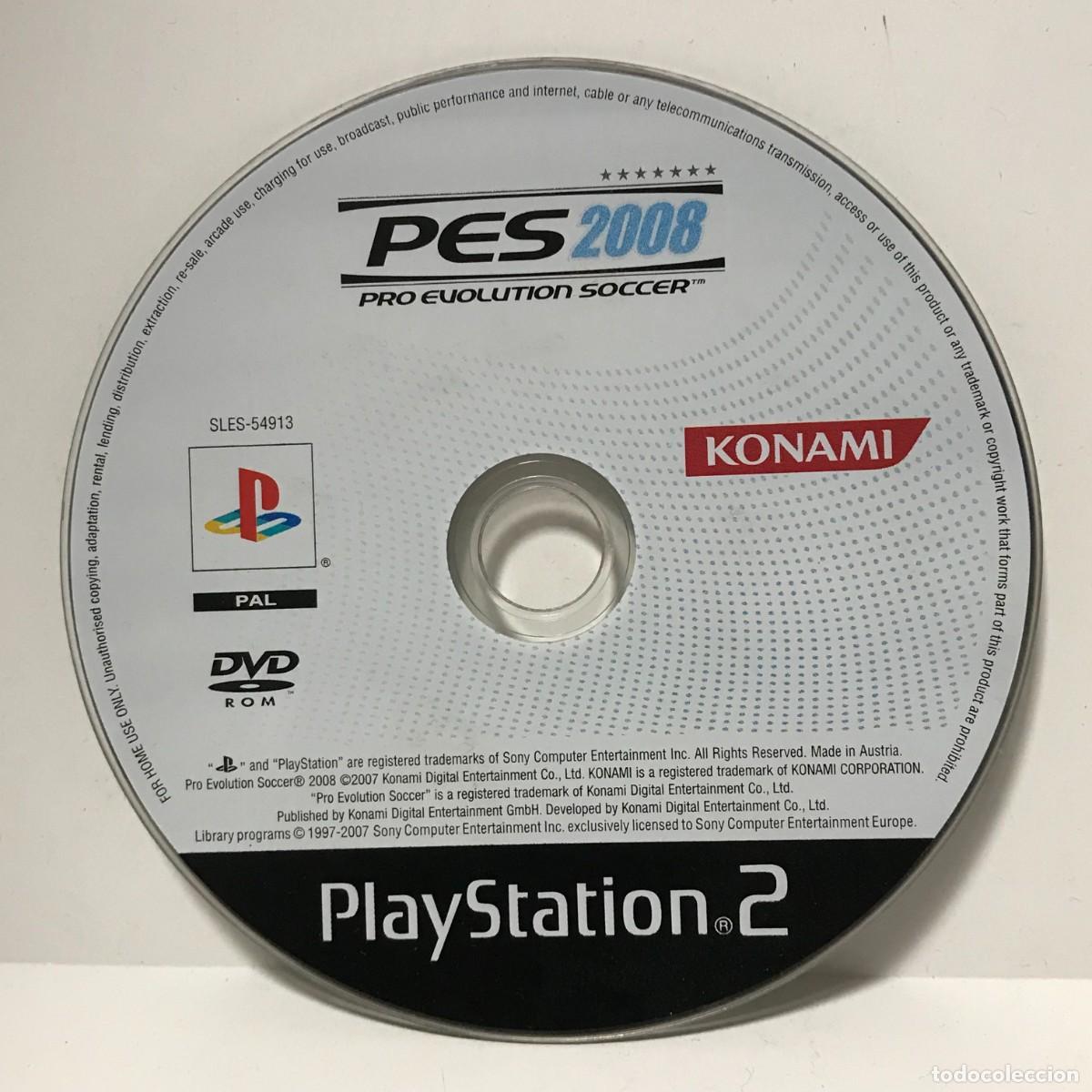 CDs de m&uacute;sica: CD PS2 PES 2008 PRO EVOLUTION SOCCER, PLAYSTATION 2