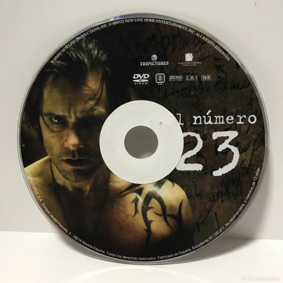 CDs de m&uacute;sica: DVD EL NUMERO 23 DVD (SOLO DISCO)