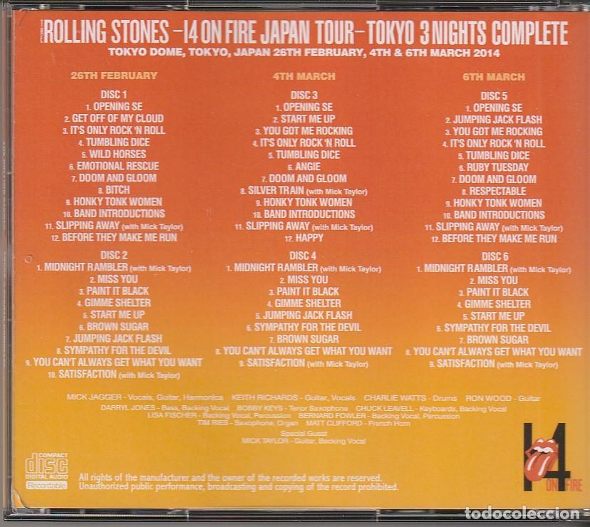 CDs de m&uacute;sica: 6 CDs - ROLLING STONES - Live Tokyo 2014 - Foto 2