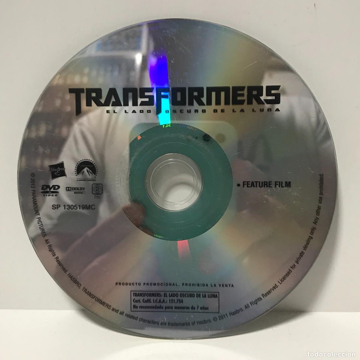 CDs de m&uacute;sica: DVD TRANSFORMERS EL LADO OSCURO DE LA LUNA (SOLO DISCO)