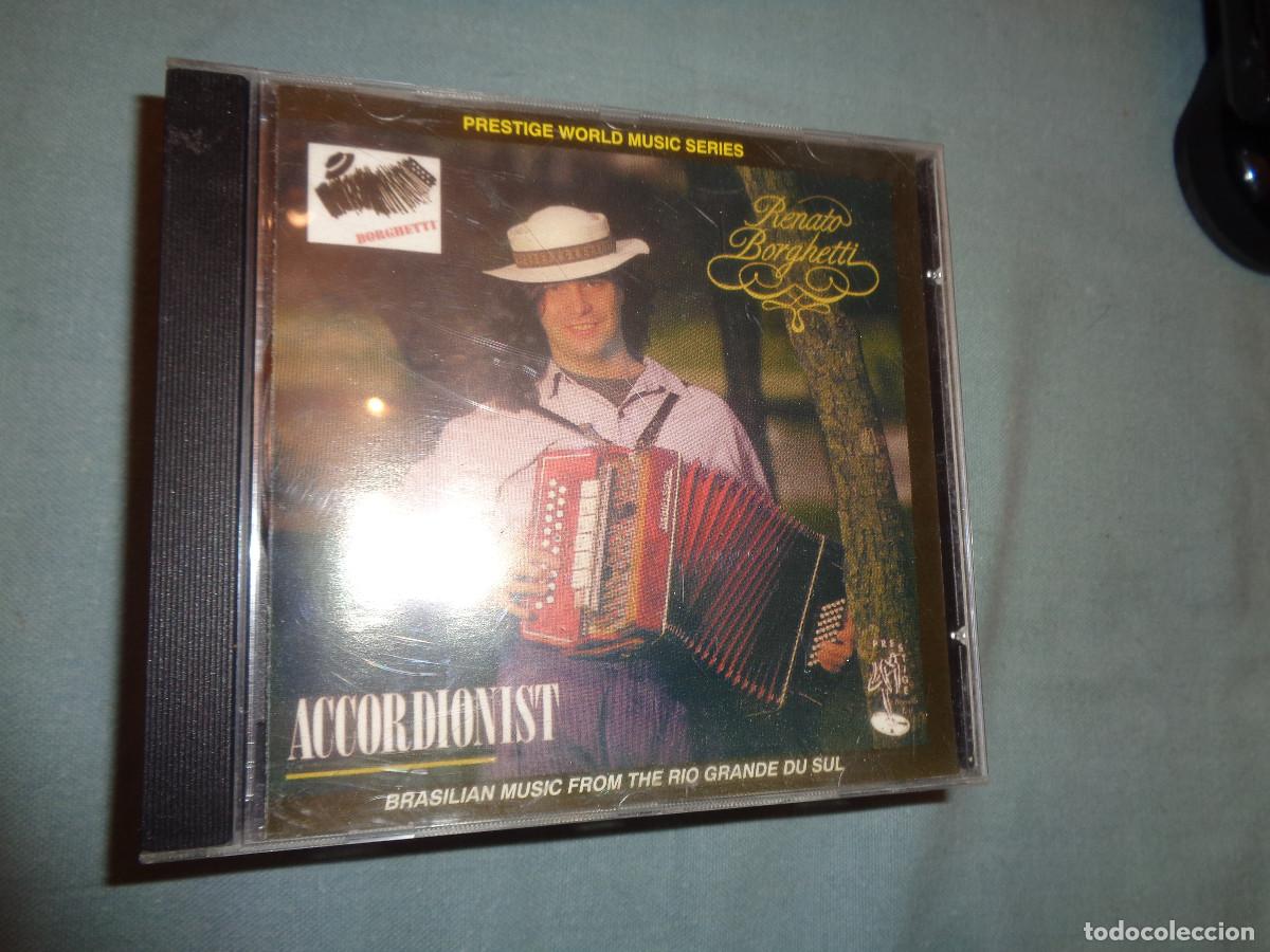 CDs de m&uacute;sica: RENATO BORGHETTI. ACCORDIONIST. BRASILIAN MUSIC FROM RIO GRANDE DU SUL. EDC. BRASIL. CD. IMPECABLE