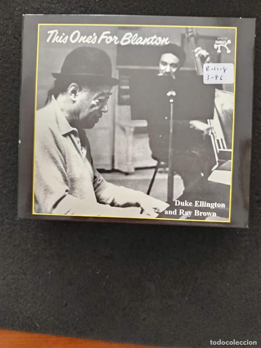CDs de m&uacute;sica: DUKE ELLINGTON AND RAY BROWN. THIS ONE'S FOR BLANTON