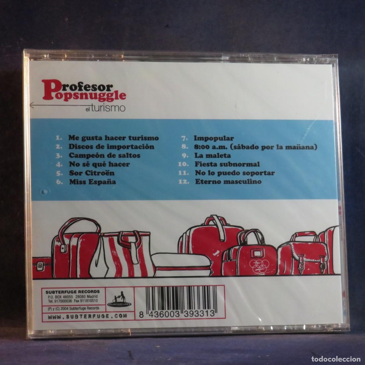CDs de m&uacute;sica: PROFESOR POPSNUGGLE &ndash; EL TURISMO - CD - Foto 2