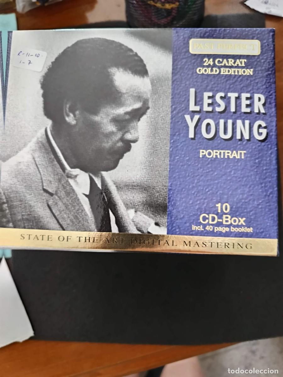 CDs de m&uacute;sica: 10 CD-BOX, INCL. 40 PAGE BOOKLET. LESTER YOUNG PORTRAIT. PAST PERFECT. 24 CARAT GOLD EDITION