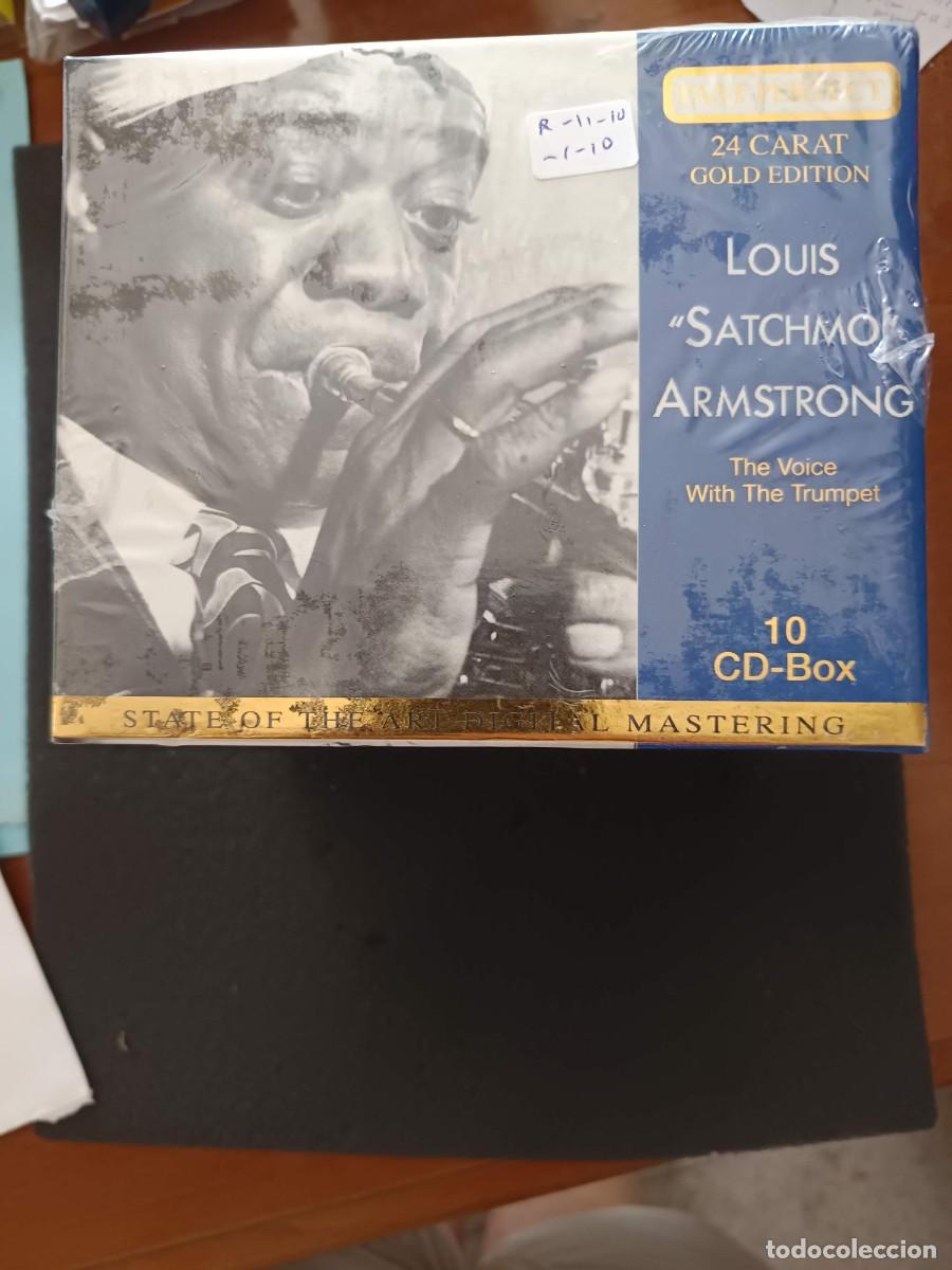 CDs de m&uacute;sica: 10 CD-BOX, INCL. 40 PAGE BOOKLET. LOUIS &rdquo;SATCHMO&rdquo; ARMSTRONG . PAST PERFECT. 24 CARAT GOLD EDITION