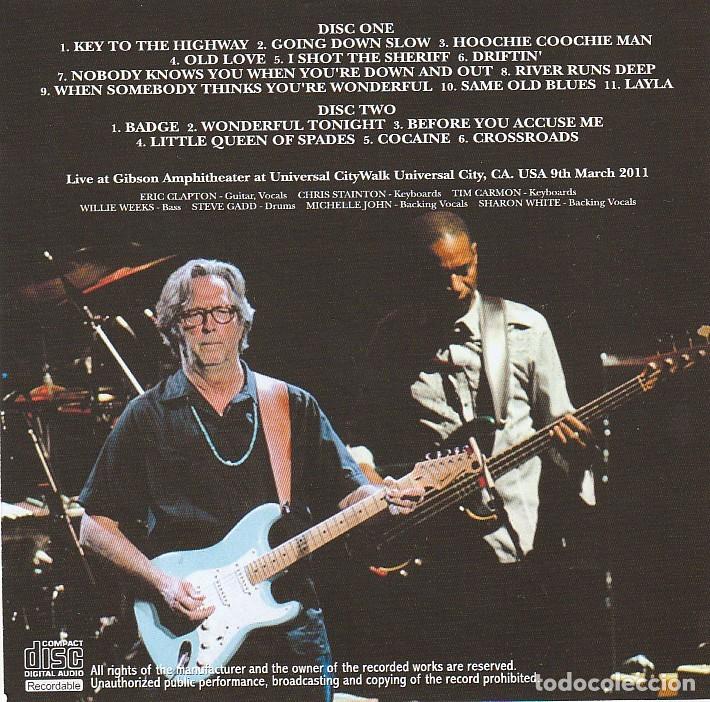 CDs de m&uacute;sica: 2 CDs - Eric CLAPTON - Live City Walk 2011 - Foto 2