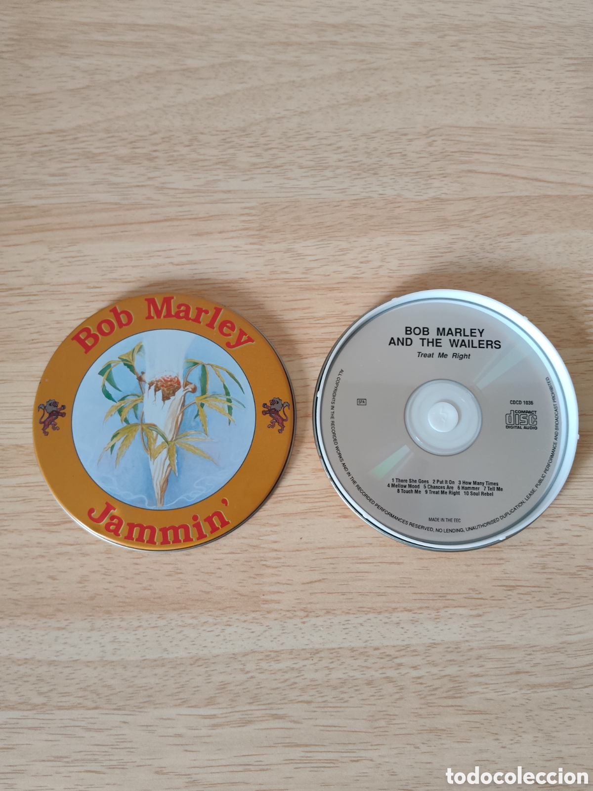 CDs de m&uacute;sica: CD Bob Marley Edici&oacute;n Especial Lata Metal Jammin'