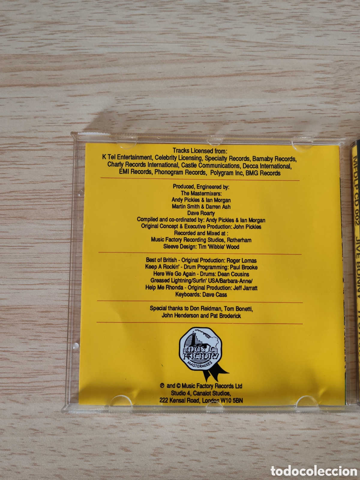 CDs de m&uacute;sica: CD Jive Bunny - Its Party Time (1990) - Foto 3