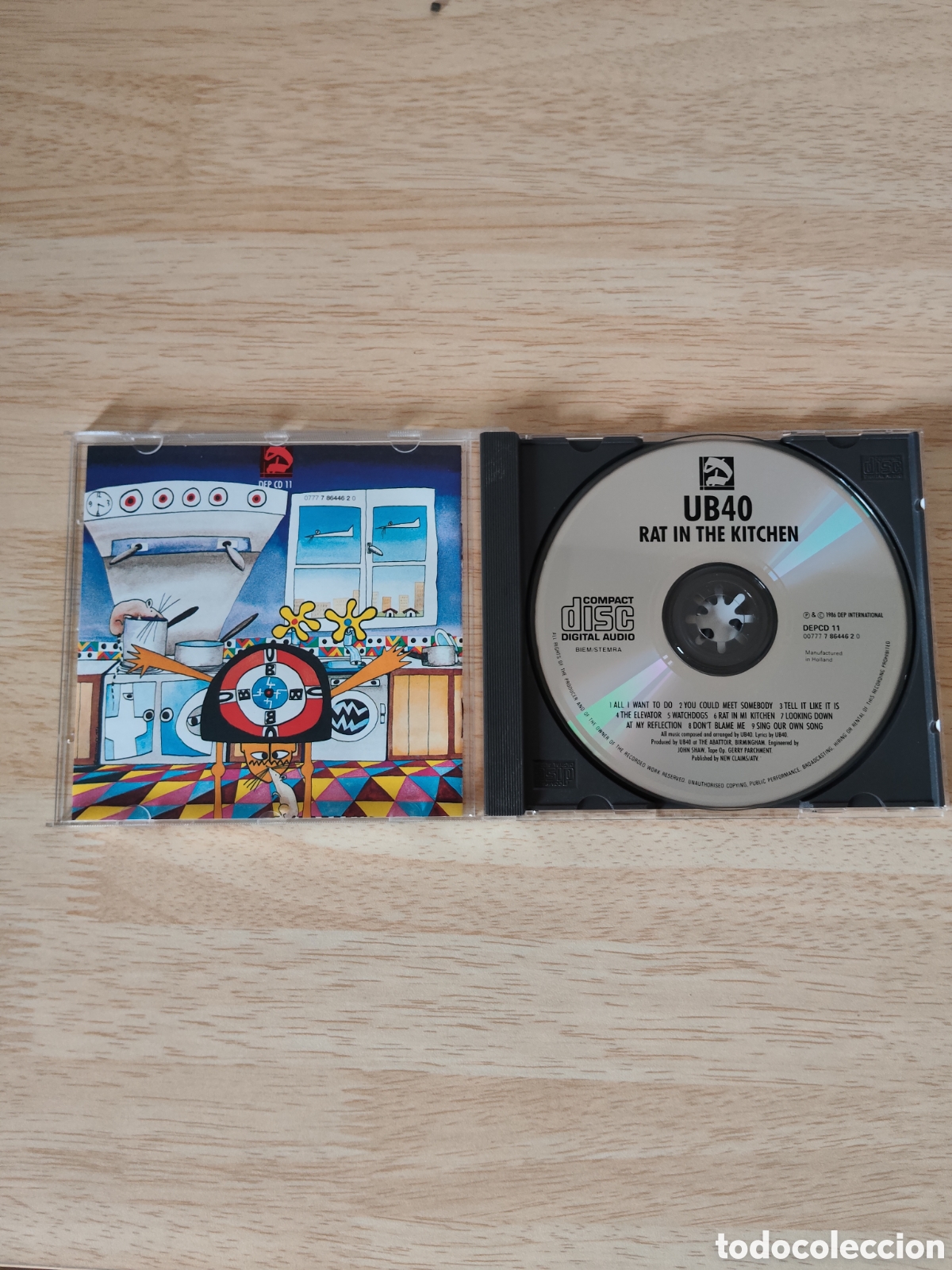 CDs de m&uacute;sica: CD UB40 - Rat in the Kitchen (1986) Original - Foto 2