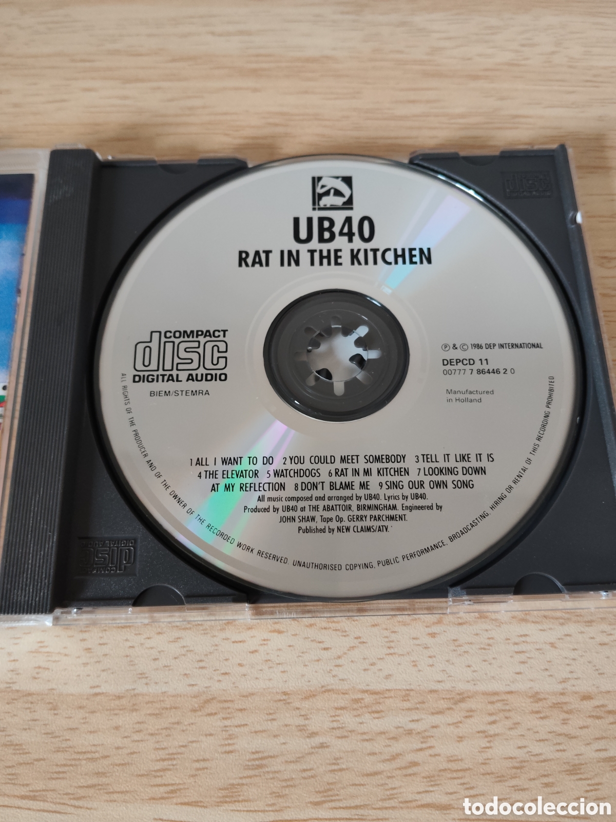CDs de m&uacute;sica: CD UB40 - Rat in the Kitchen (1986) Original - Foto 3