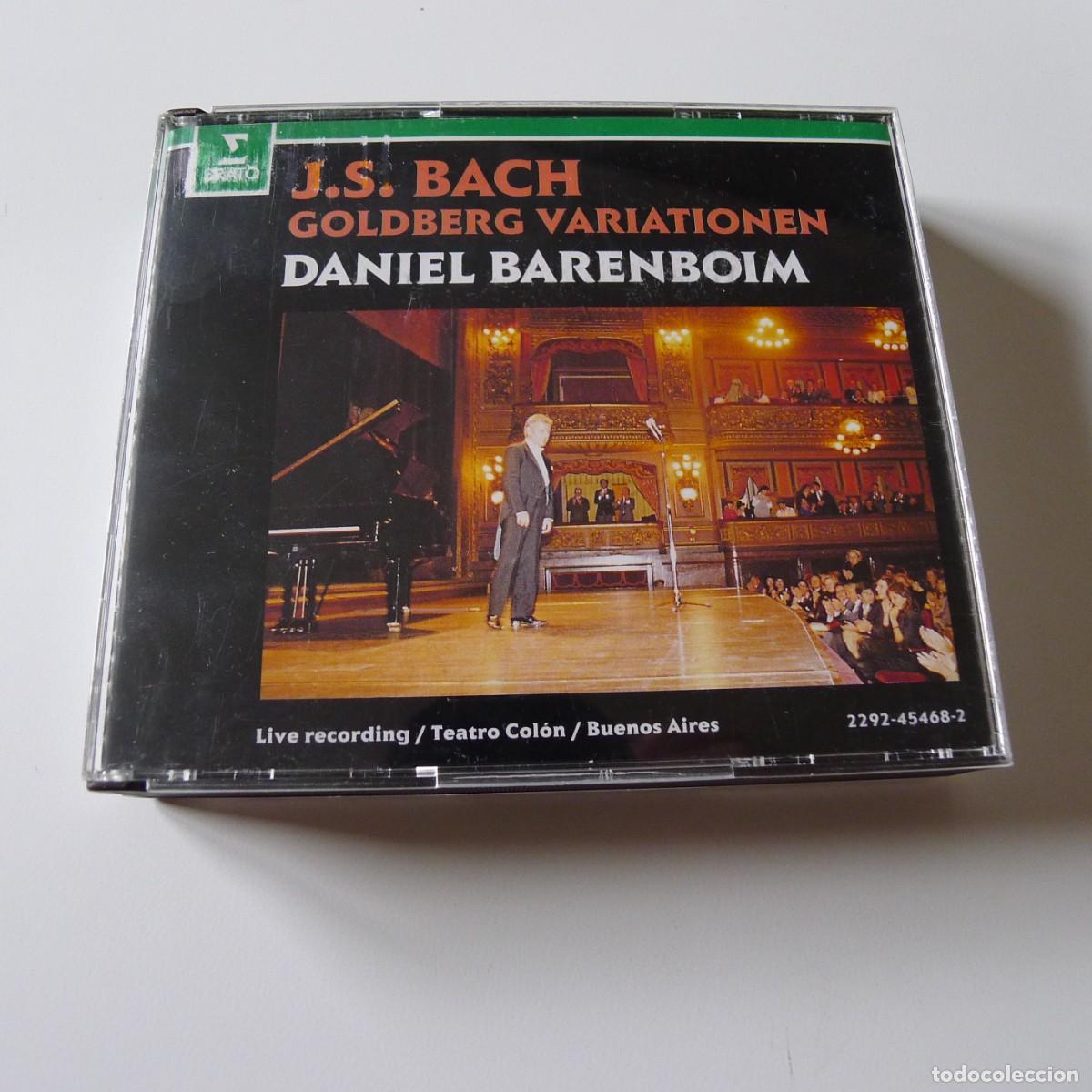 CDs de m&uacute;sica: J.S. Bach &ndash; Daniel Barenboim &ndash; Goldberg-Variationen 2CD BOX SET