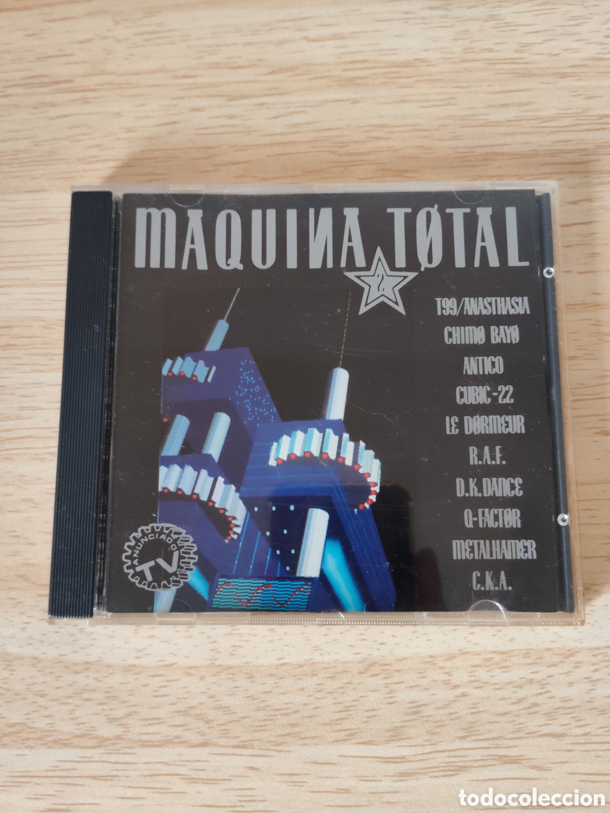 CDs de m&uacute;sica: CD M&aacute;quina Total 2 (1991) Max Music - Chimo Bayo