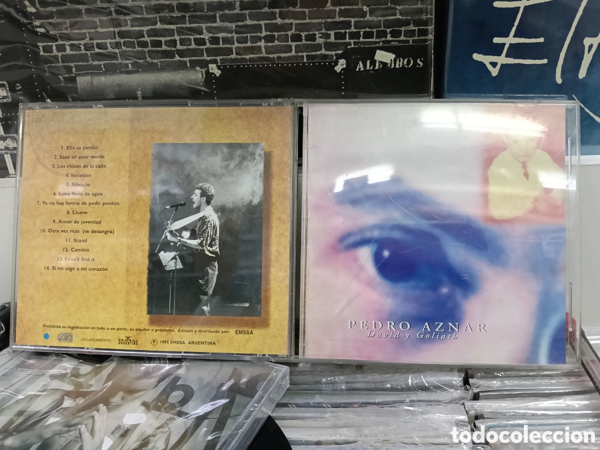 CDs de m&uacute;sica: Pedro Aznar cd david y goliath argentina 1995