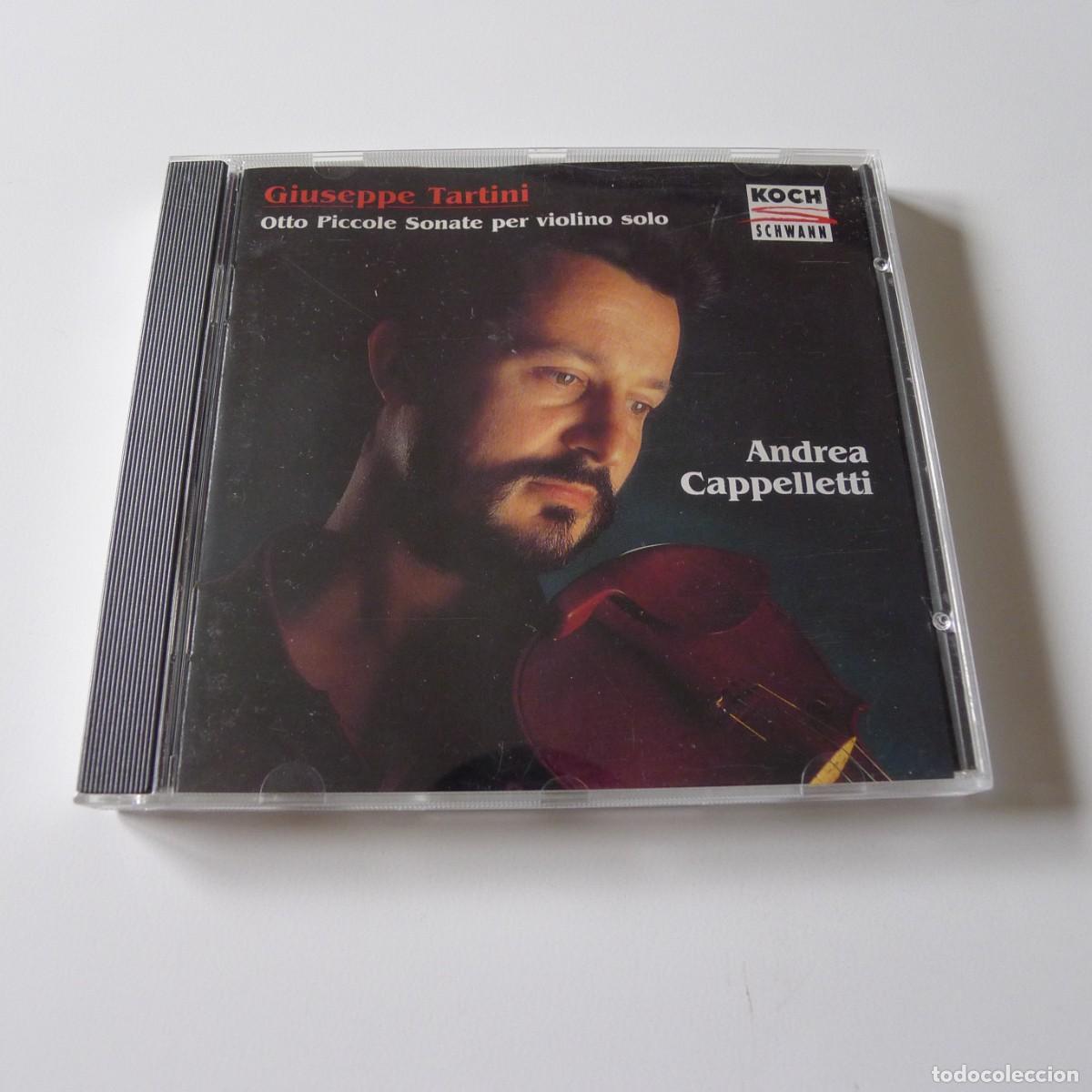 CDs de m&uacute;sica: Giuseppe Tartini, Andrea Cappelletti &ndash; Otto Piccole Sonate Per Violono Solo CD